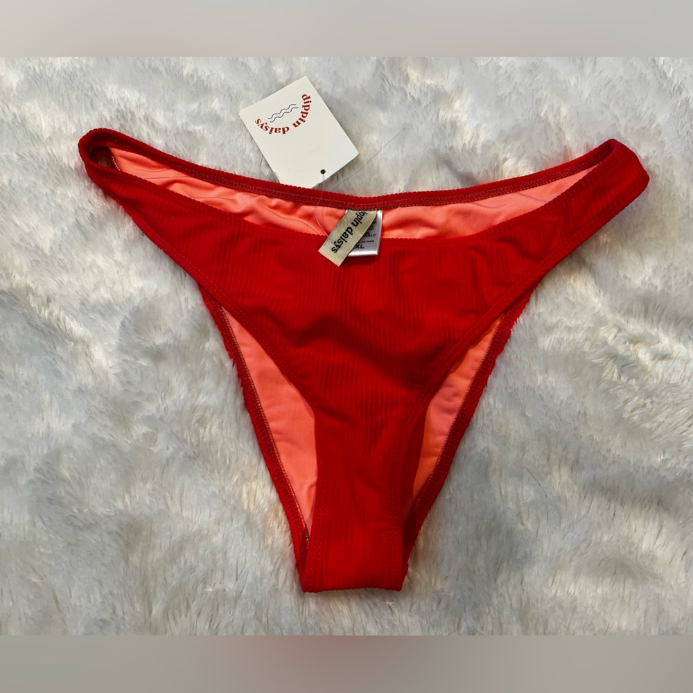 Dippin' Daisy's Nocturnal Bikini Bottom - Calypso Coral Rib